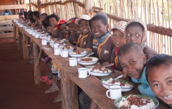 Children in school in Madagascar