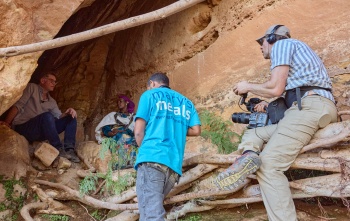 Filming in Ethiopia