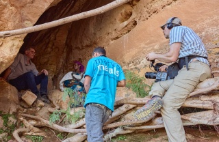 Filming in Ethiopia