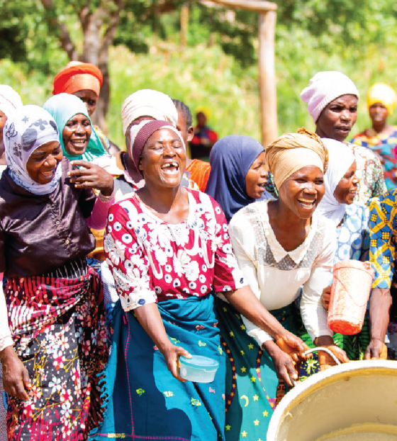 Women laughing