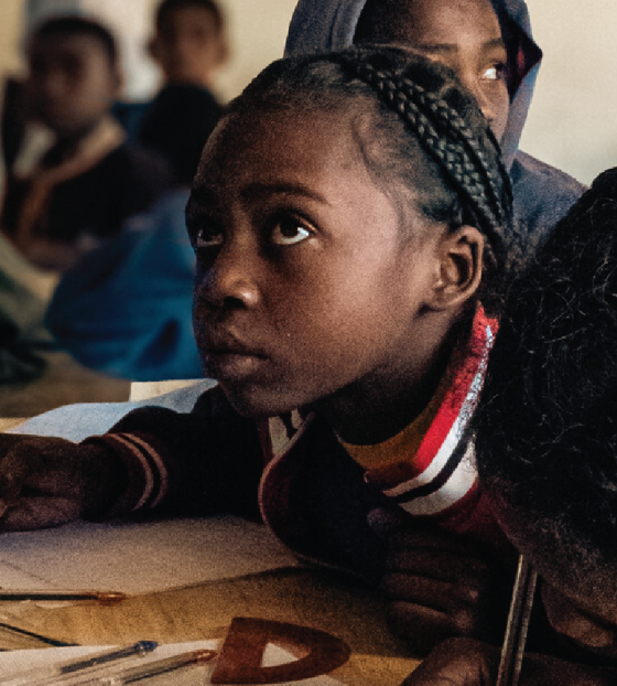 girl in classroom