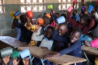 Children in school in Zambia