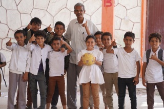 Mr. Yasser with children