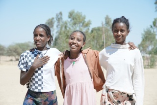 Nebyat and her friends