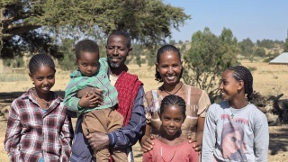 Nebyat and her family